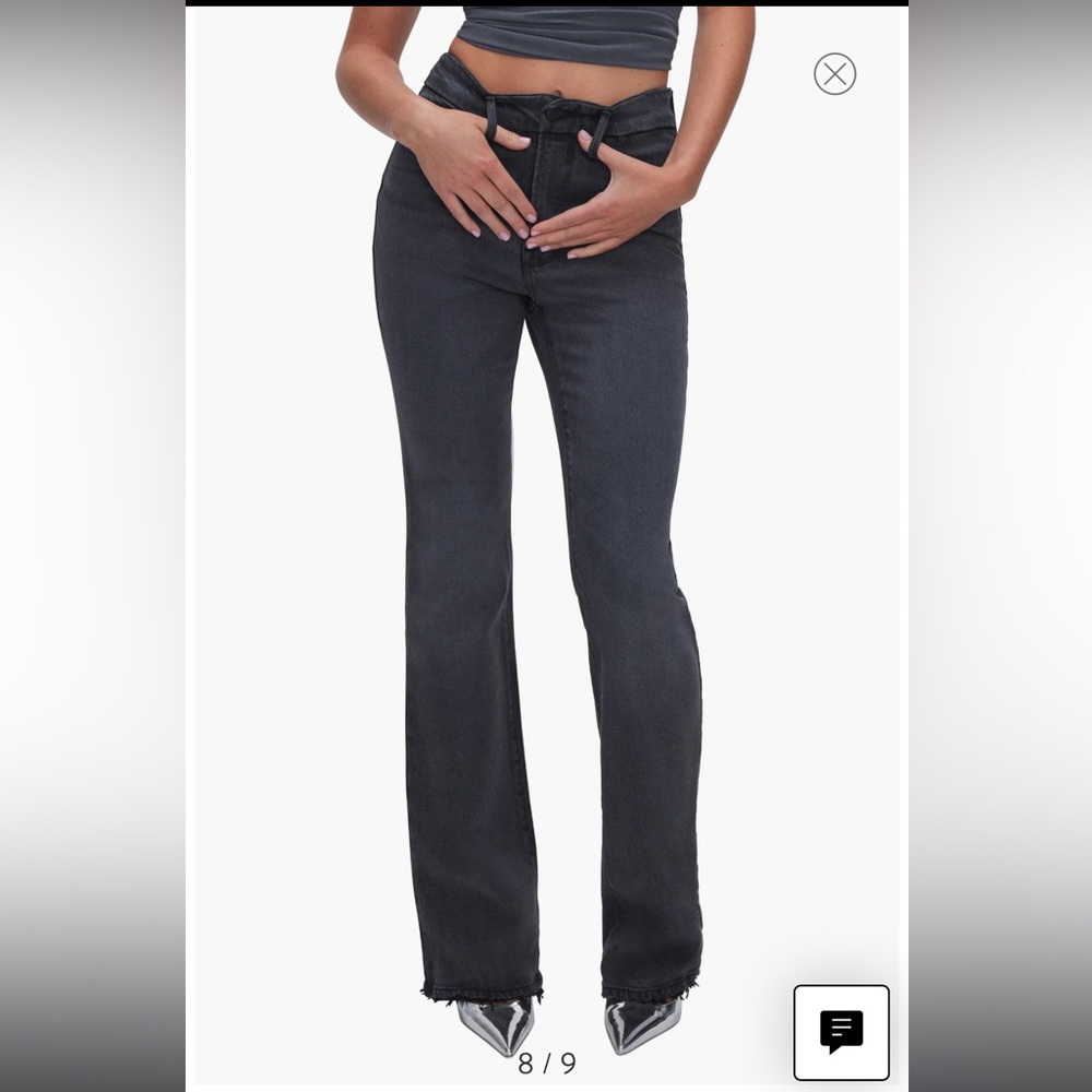 Good American Good Classic Bootcut Jeans